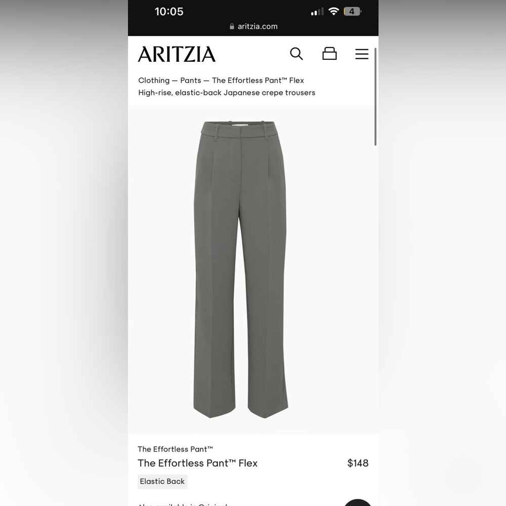 Aritzia Babaton Effortless Trouser